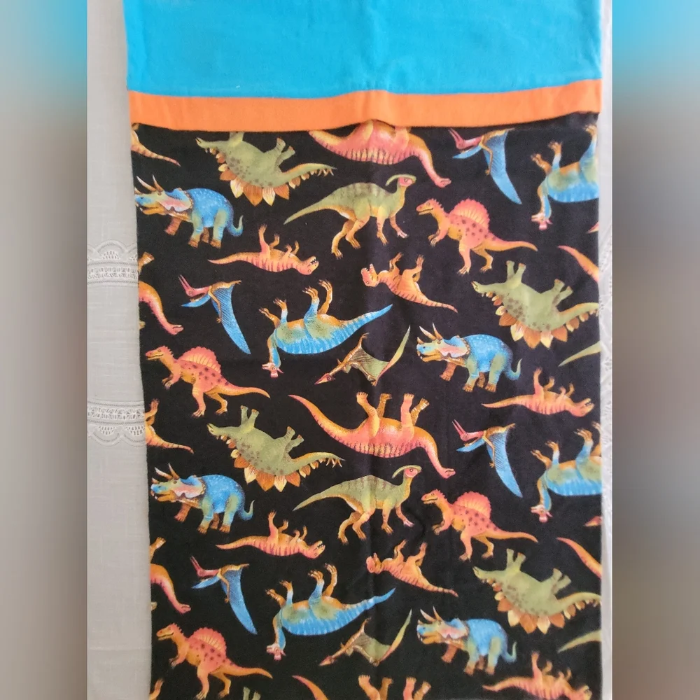 Dinosaur Winter Pillowcases set 2 pcs.Pre-loved